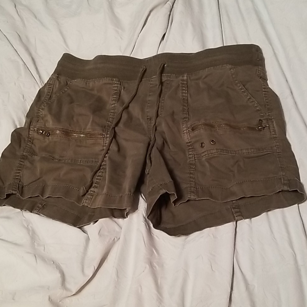Womens Green Shorts